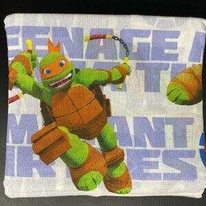 Nickelodeon Teenage Mutant Ninja Turtle Twin FLAT sheet cutter craft fabric 2015